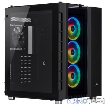 Corsair Crystal Series 680X RGB High Airflow Mid Tower ATX Case  Black